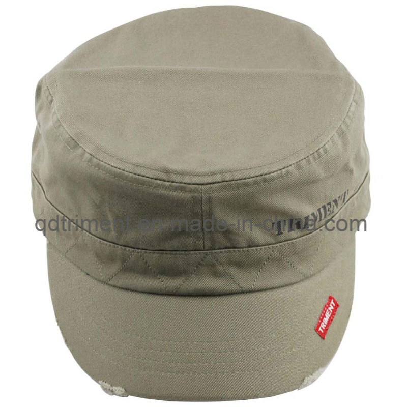 Grinding Washed Distressed Print Camouflage Army Military Cap (TRNM022)