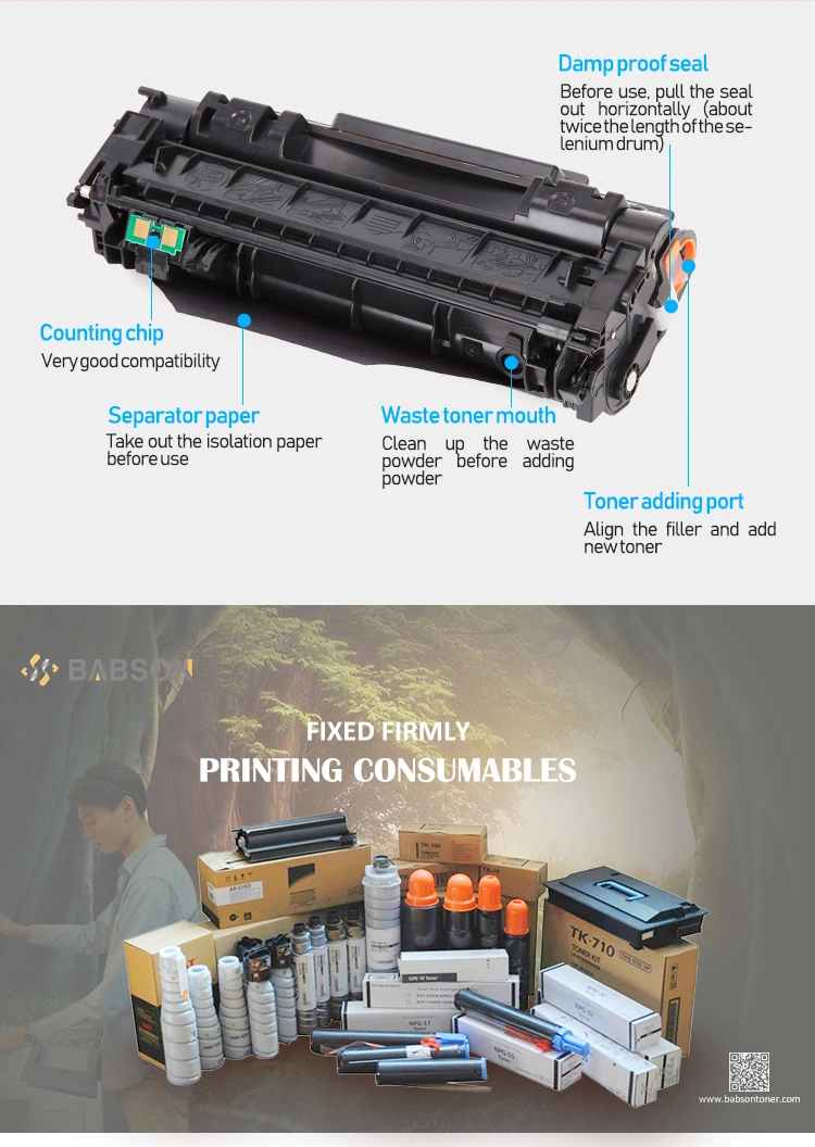 Babson Laser Printer Toner Cartridge for Kyocera Mita Tk675