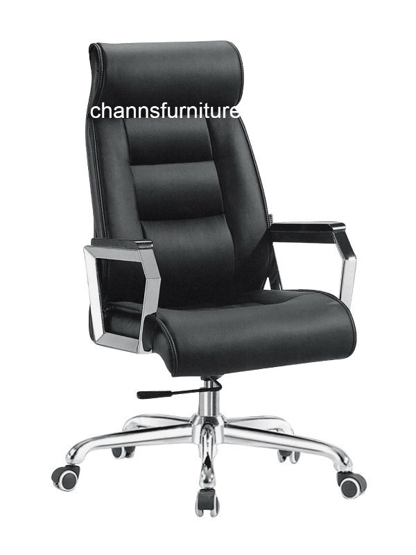 High Quality Boss Chair Big Capacity Black Leather Office Chair (CAS-EC1805)