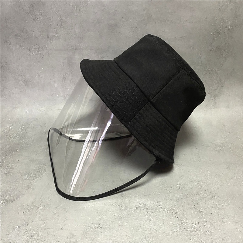 High Quality Bucket Hat Fisherman Hat with PP Mask Hat for Adult Children Protective Cap Pink