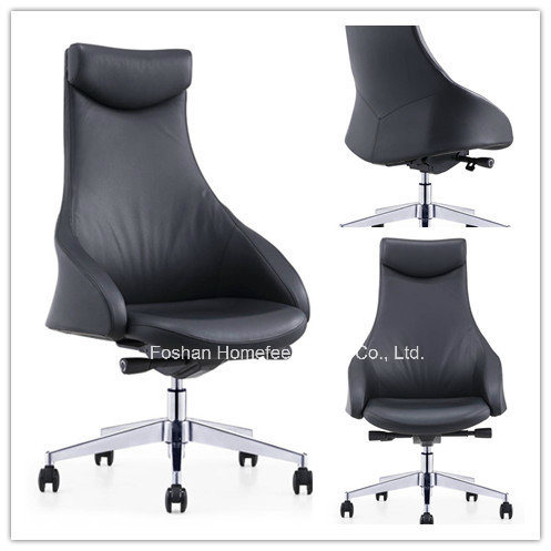 Modern High Back Office Black Leather Executive Boss Chair (HF-CH207A)