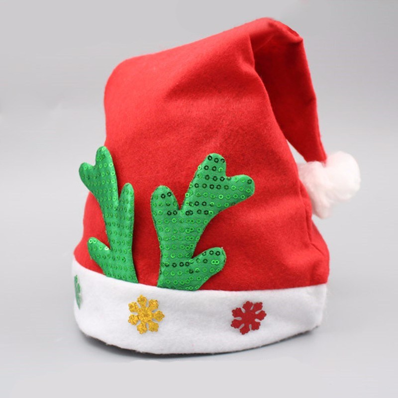 Christmas Ornaments Decoration Christmas Hats Santa Hats Adult Children Boys Girls Hats Cap for Christmas Party Props