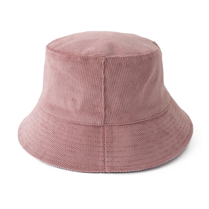 Pink Corduroy Bucket Fisherman Sunhat Small Order Welcome