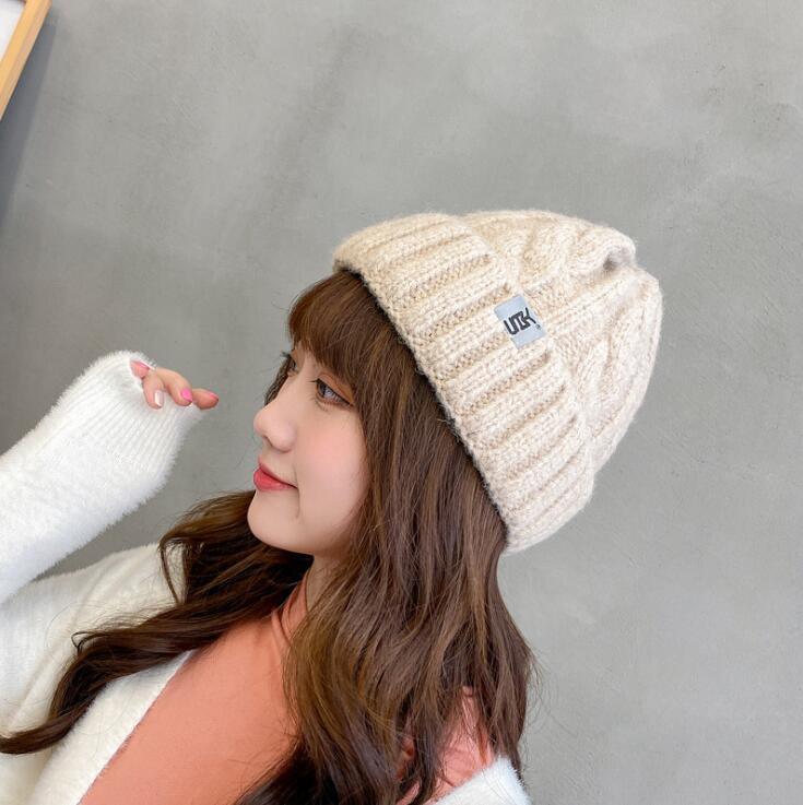 Customizable Winter Knitted Hat Warm Hat Fashion Casual Hat