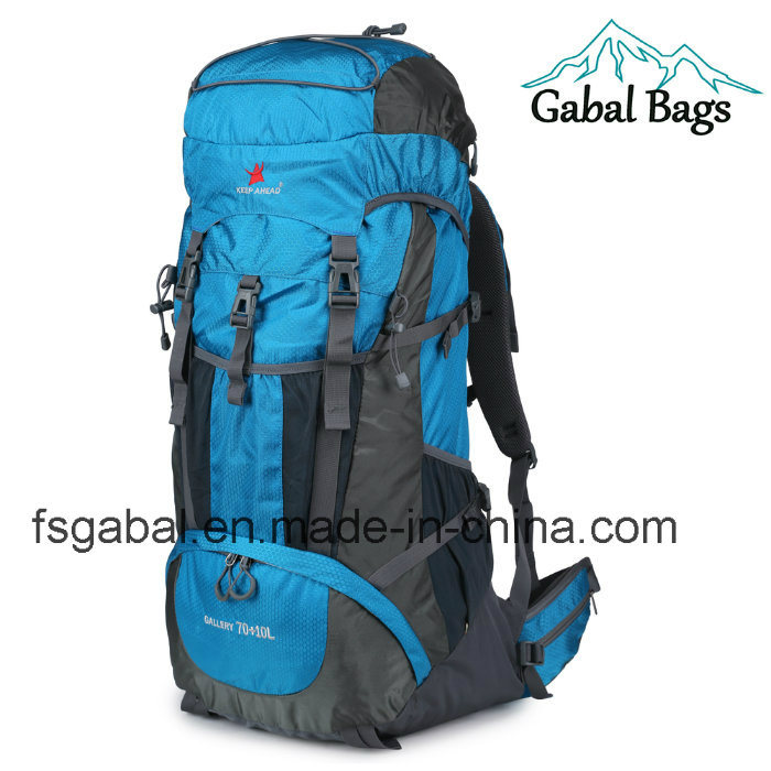 80L Waterproof Mountaineering Gear Trekking Sports Travel Bag Rucksack