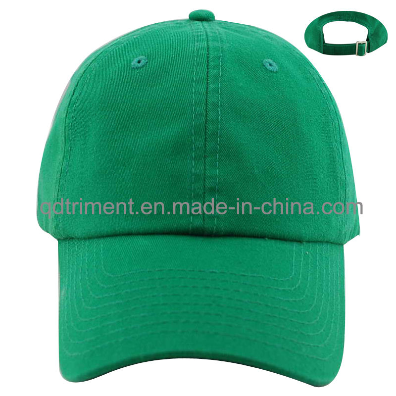 Washed 100% Cotton Twill Blank Plain Baseball Cap (TRNB020)