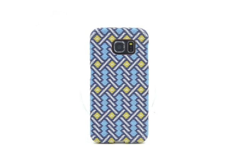 Flexible Soft TPU Phone Case Knit Woven Grain Mobile Back Cover