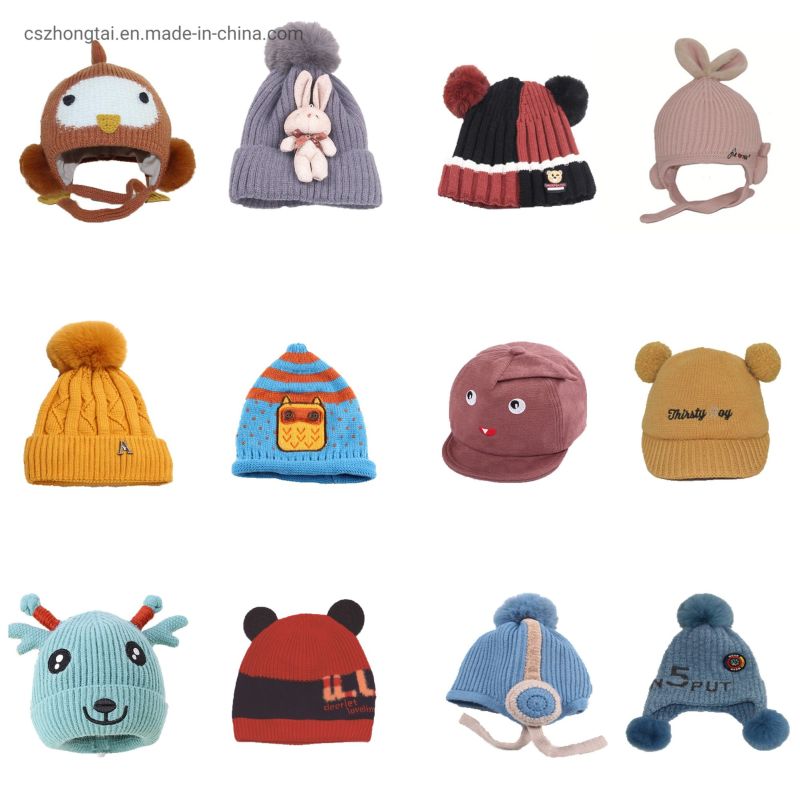 Promotional Warm Knit Design Knitted Winter Hats for Men