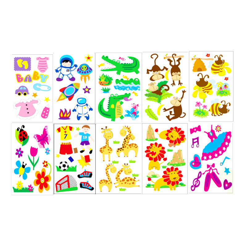 Color Felt Stickers for Children DIY Creative