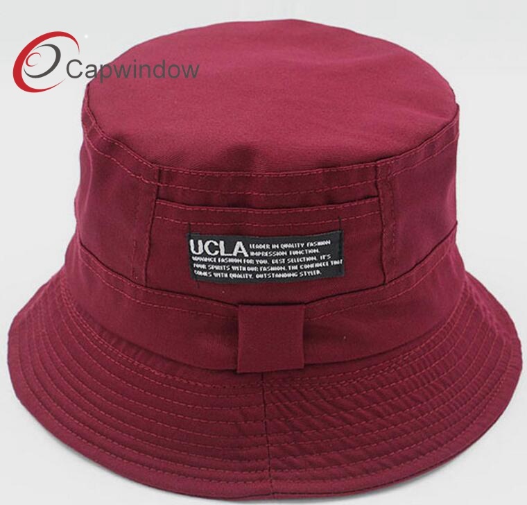 Plain Red Bucket OEM Hat/Cap for Women and Men