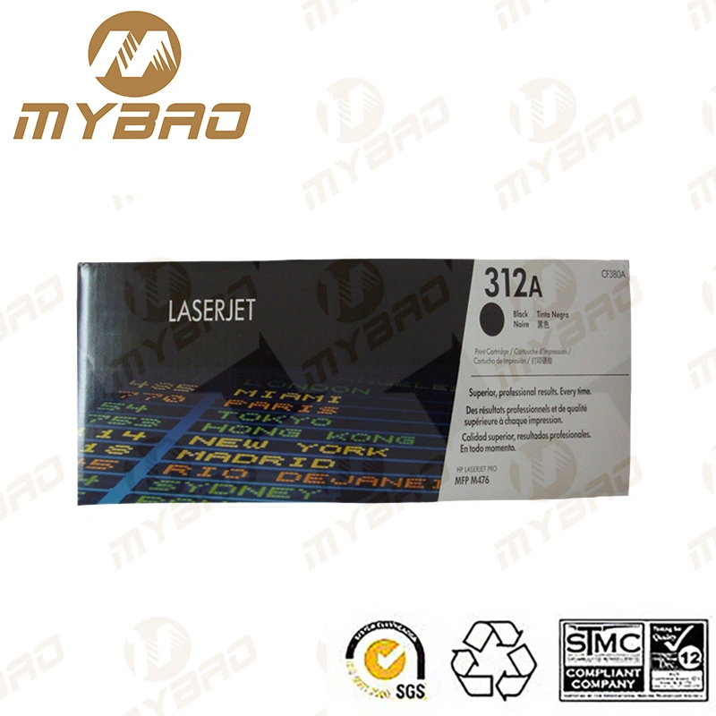 Printer Cartridge 312A for HP Laserjet CF380A-CF383A Toner Cartridge