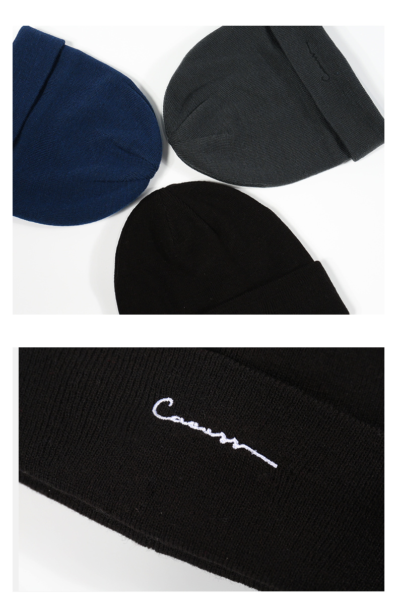 Customized Logo Winter Knit Cap, Woollen Cap, Soft Cotton Hat/Cap 3