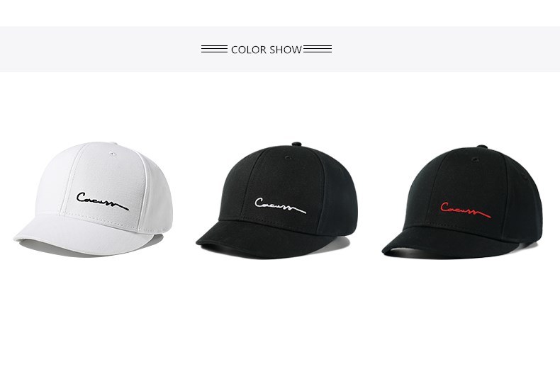 Promotional Custom 100% Cotton Baseball Cap Hat Embroidery Golf Hat Fashion Short Brim Sport Cap