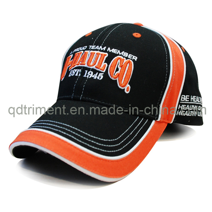Constructed Embroidery Sandwich Cotton Twill Sport Baseball Cap (TRB081)