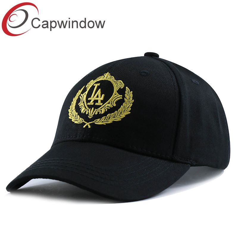 6 Panel La Promotional Baseball Cap/Hat with Flat Embroidery