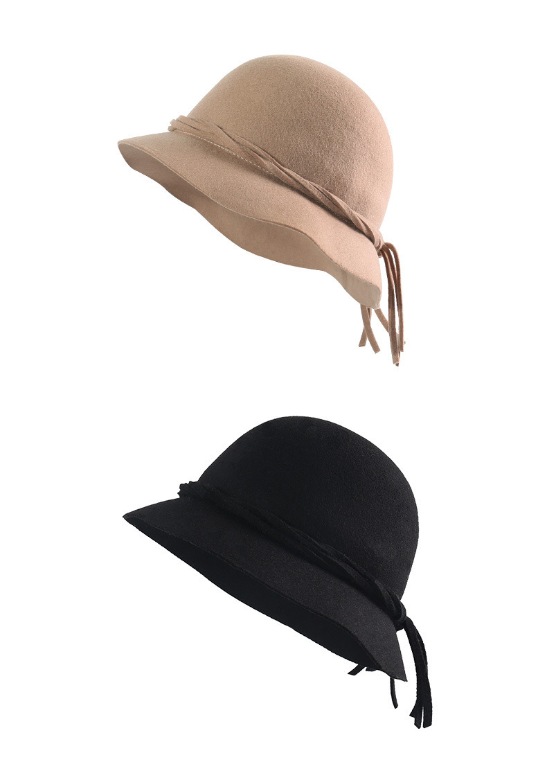 Custome Ladys' Top Hat Beret Hat, Concise Style Cap Hat Small Brim Beret Hat Cap 3