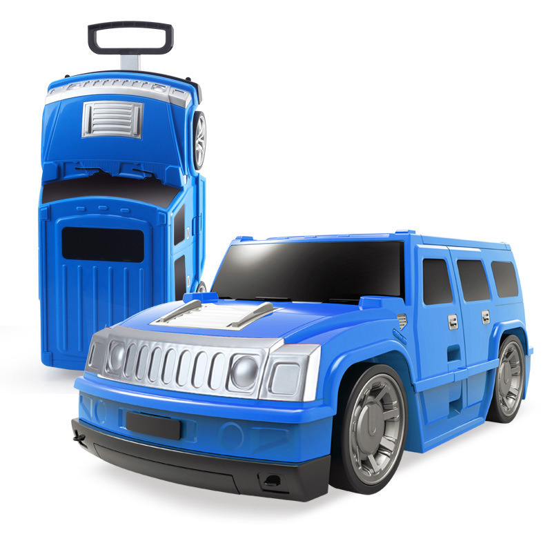 Fashion Student Car Suitcase Children's Cartoon Toy Trolley Kid's Luggage