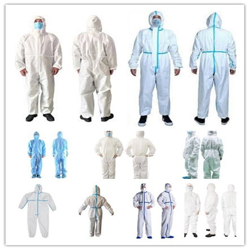 Disposable Safety Protective Coveralls Non-Woven Protective Coverall