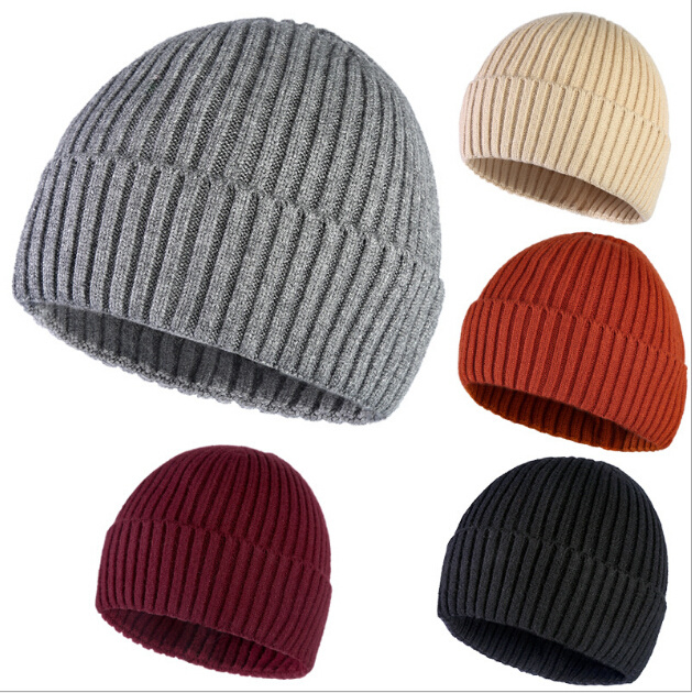 Cheap Custom Beanie Hat for Men and Women Winter Warm Acrylic Hat Knitted Promotion Hat Cap