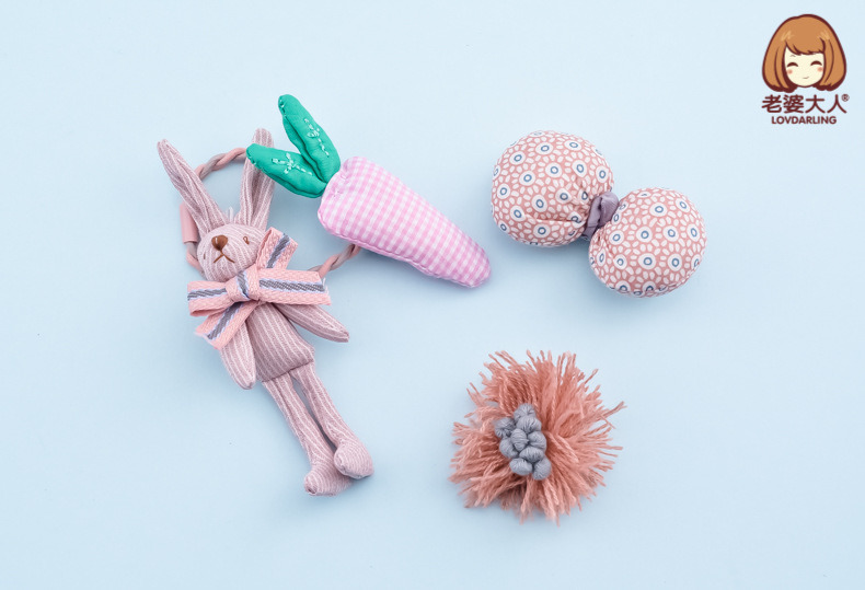 2018 Fashion Children Hair Accessories Lovely Baby Girl Rabbit Headbands Hair Accessories Set