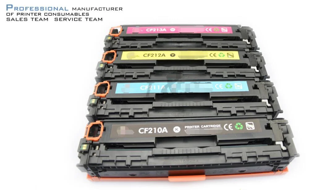 Promotional Color Toner Cartridge for HP CF210A/211A/212A/213A (131A) Printer Cartridge