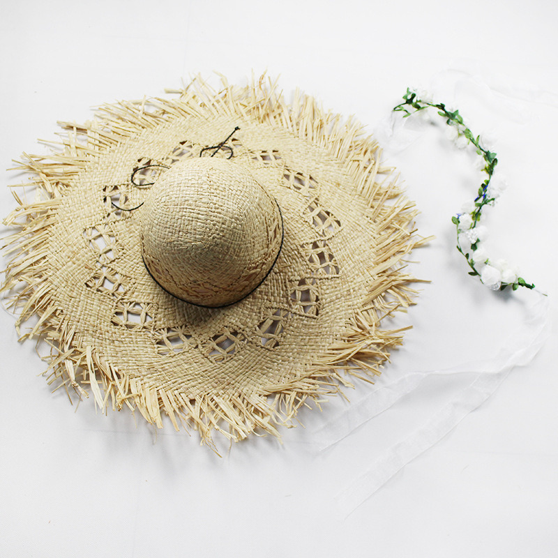 Wholesale Fashion Seaside Beach Straw Hat for Summer