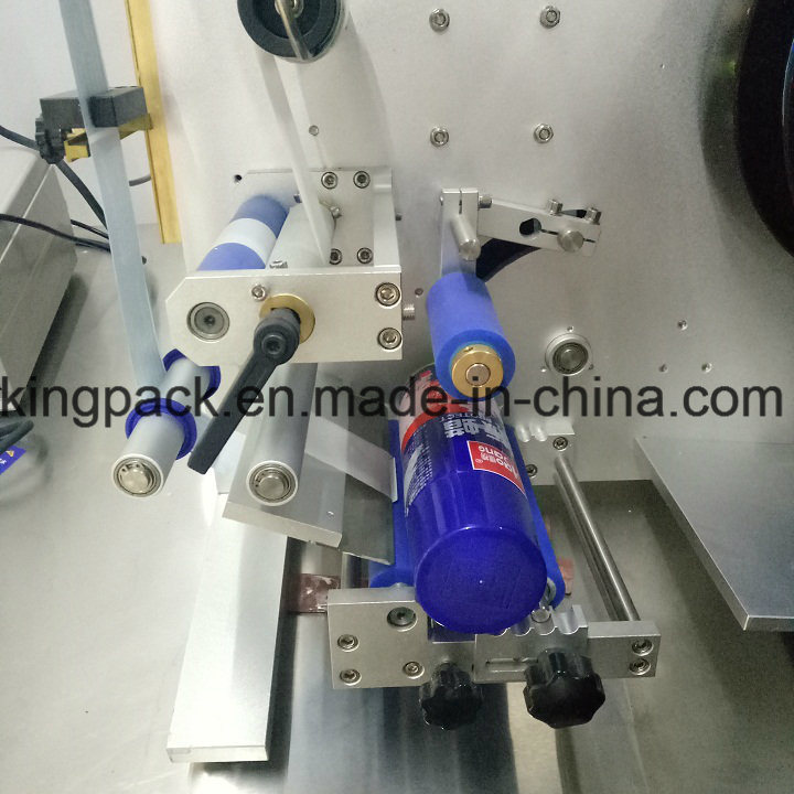 New Style Semi Automatic Double Side Round Bottle Labeling Machine with Printing
