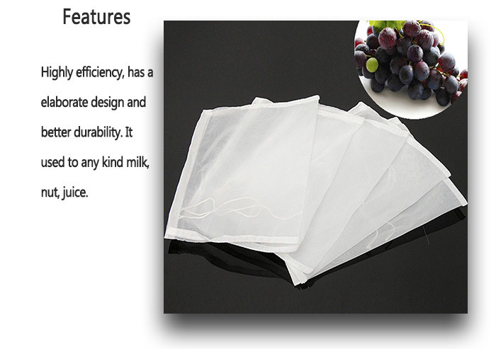 Nylon Mesh Food Grade Nut Milk Filter Bag Liquid Filter Bag