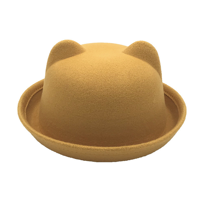 New Style Hot Sell Kids Fedora Hats Wool Children Felt Hats