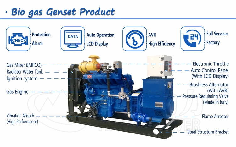 Industrial Generac 60kw Natural Gas Generator Price