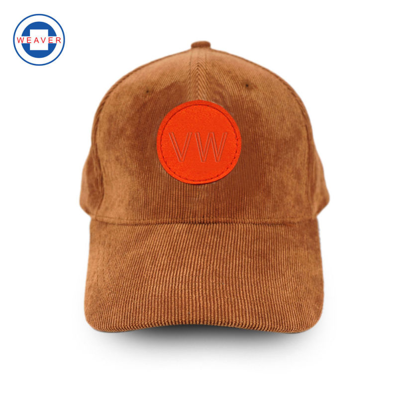 Corduroy Baseball Cap Brown Structured Baseball Cap