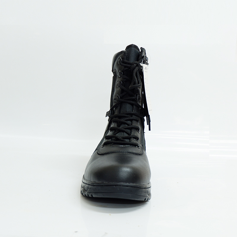Military Genuine Leather Fashionable Black Military Combat Boot