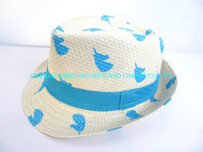 New Fashion Outdoor Beach Hat, Paper Straw Hats for Children