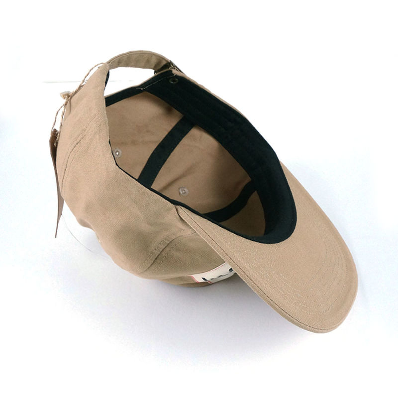 Healthy Organic Cotton Flat-Brimmed Hat for Elderly Children with Braids Logo Dad Hat Breathable Trucker Hat