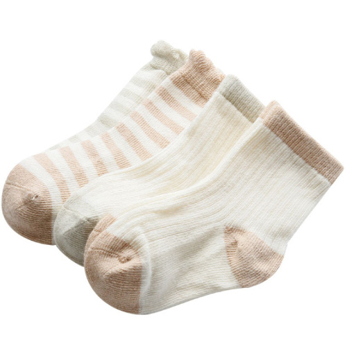 Custom Wholesale Winter Terry Organic Cotton Baby Socks