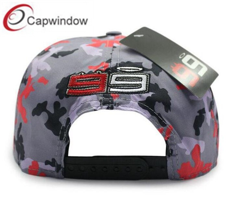 Sublimation Printed Snapback Hat with Round Brim Fashion Cap