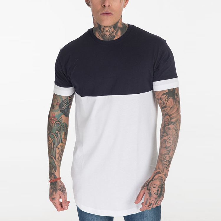 Striped Men 100% Cotton T Shirt Round Neck Casual Style