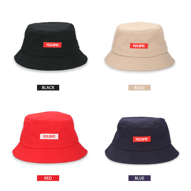 Colorful Unisex Bucket Hat Embroidery Logo Fisherman Hat