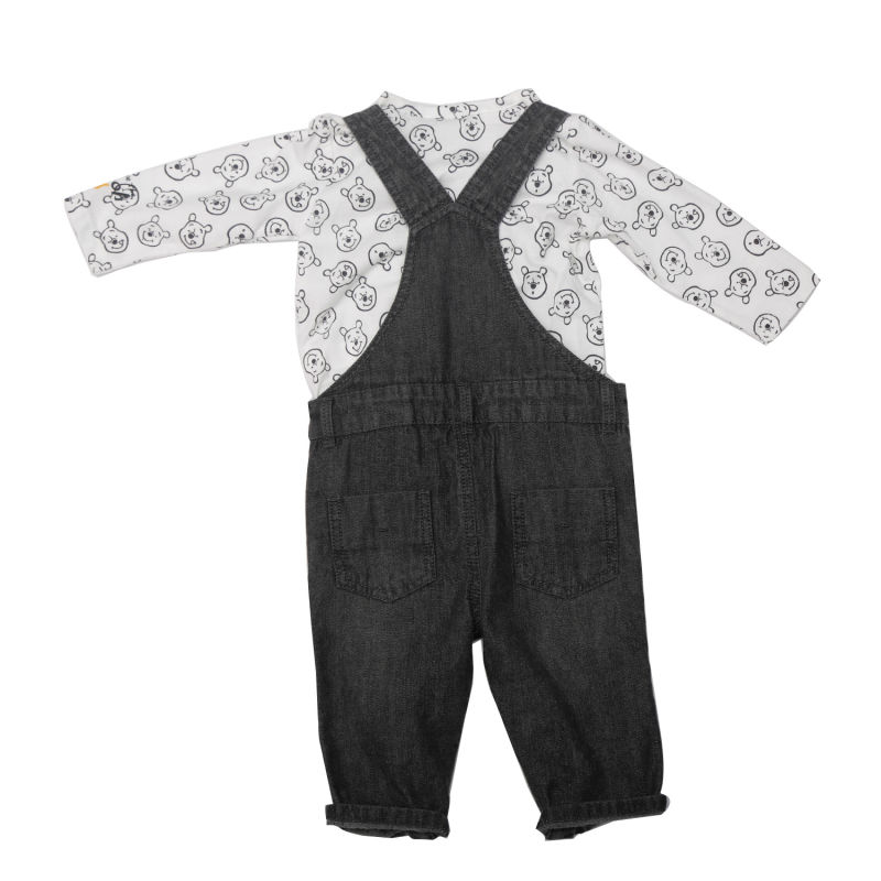Baby Two-Piece Denim Overalls Suits for Boy