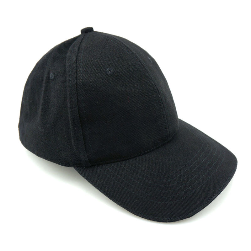 Black Plain Baseball Cap Custom Logo Promotional Cap Outdoor Hat Sun Hat