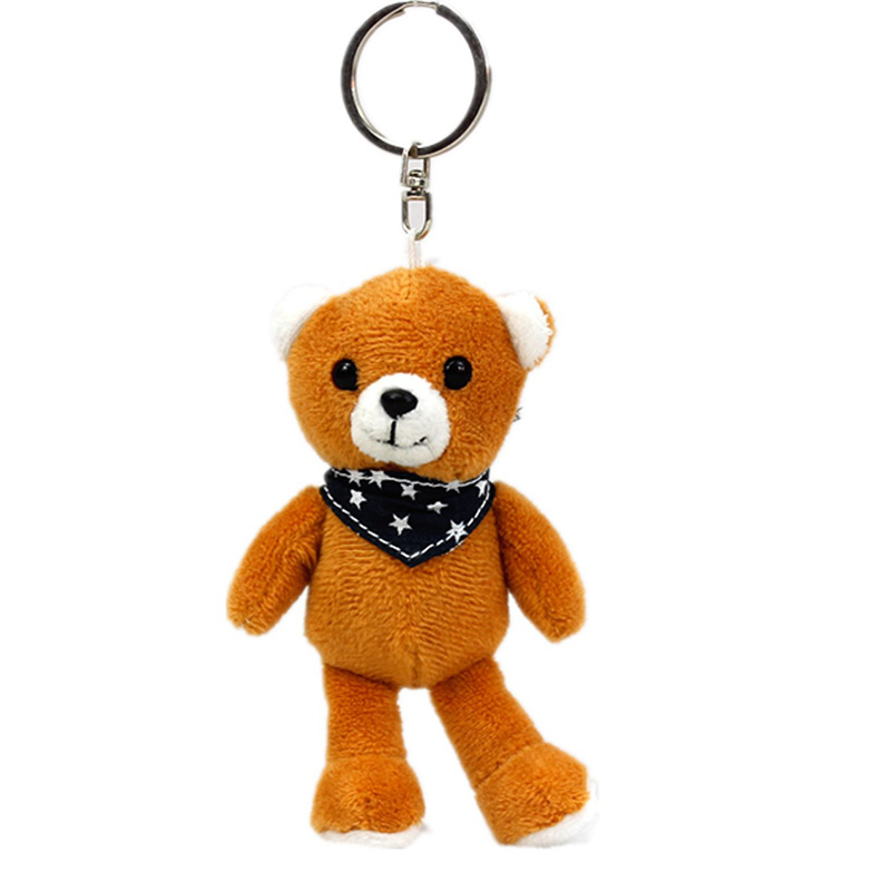 Plush Animal Keychain Promotion Gift Plush Toys Plush Orangutan /Tiger/Elephant Plush Keychain