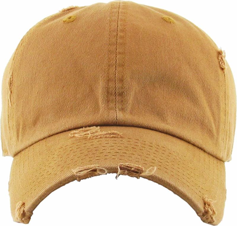 Cotton Adjustable Polo Trucker Style Washed Distressed Baseball Cap Hat