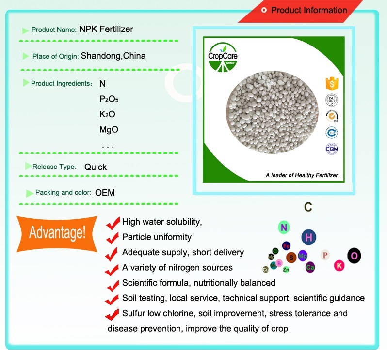 Compound Granular NPK 17-7-25+Te Fertilizer