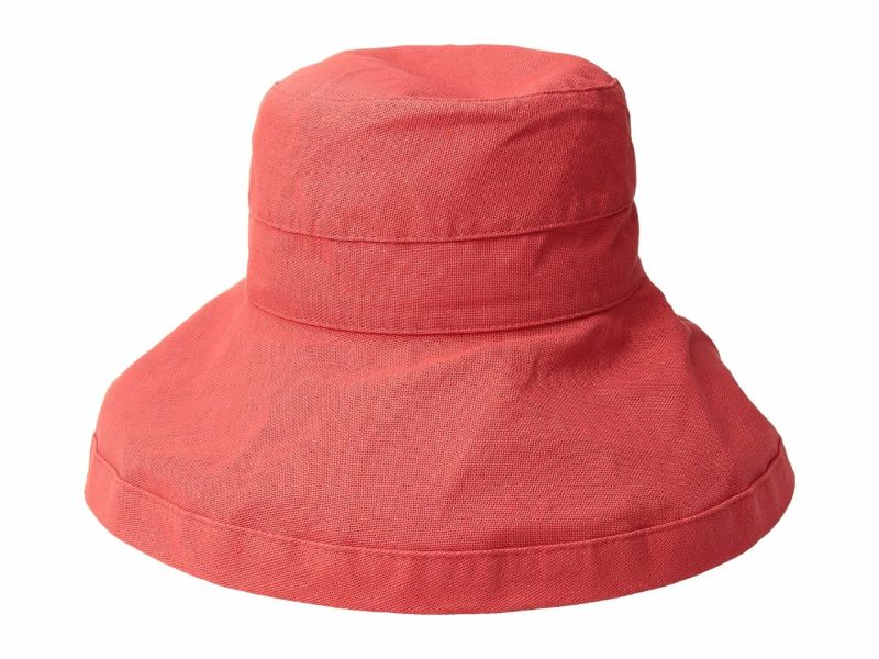 Custom Adjustable Big Brim Sun Protection Crushable Cotton Hat