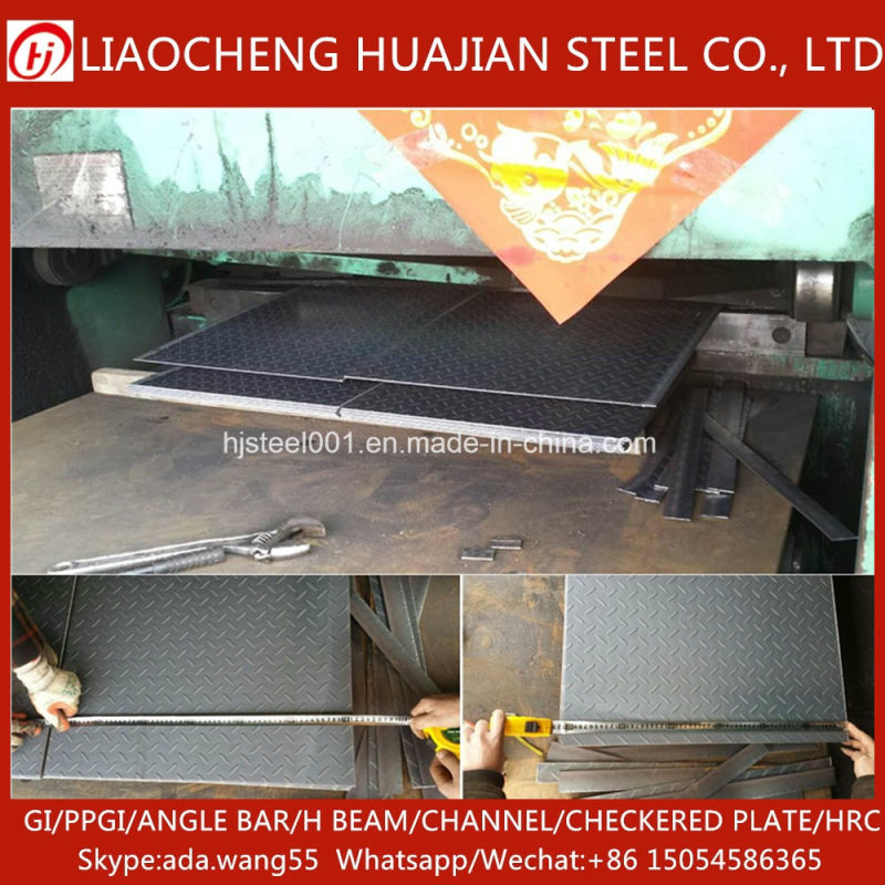 A36 Mild Steel Checkered Plate for Anti-Slip and Decoration