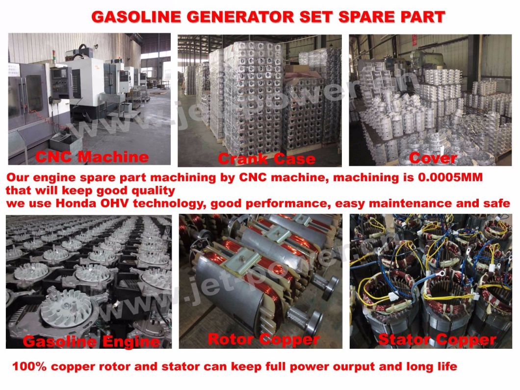 3.5kw Gasoline Generator 8 kVA 8500W Electricity Generator with AVR