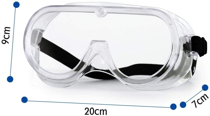 Ce En166, FDA Approved Medical Goggles Antifog Goggles Protective Indirect Vent Kids Safety Goggle