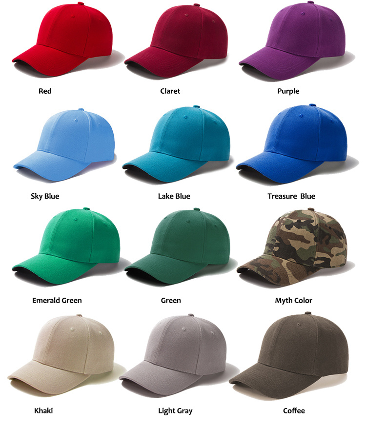 Customized Unisex Classic Dyed Cotton Twill Baseball Cap Dad Hat Adjustable Plastic Snap Tab Trucker Hat