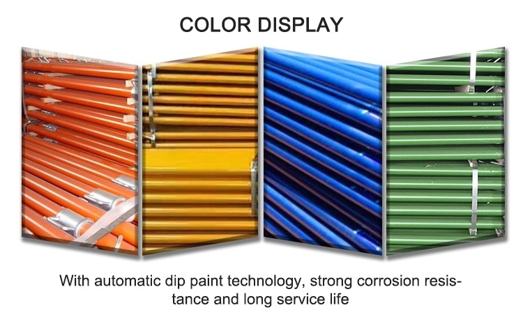 Painted Adjustable Scaffolding Steel Shoring Props, Scaffold Props