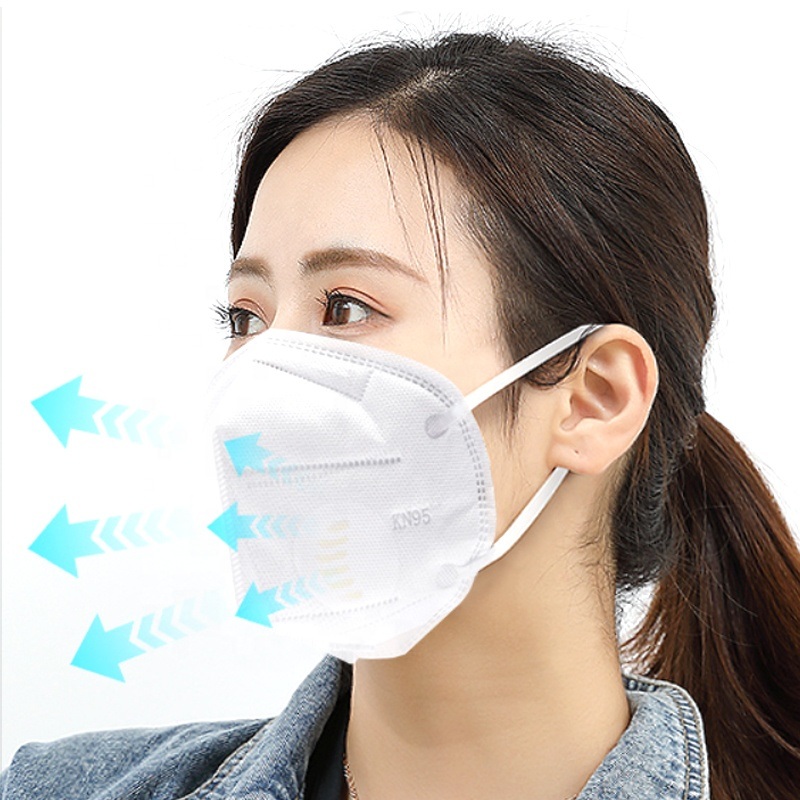 Disposable Facemask Facial Respirator Face Mask with Earloop Shield